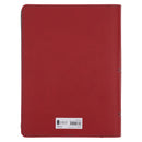 2026 John Maxwell A5 Diary - Daily Planner Red and Grey - Imitation Leather with Zip