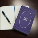 KJV COMFORT PRINT BIBLE PURPLE LEATHERLOOK