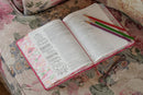 Inspire Bible NLT, Filament-Enabled Edition (Hardcover LeatherLike, Pink) : The Bible for Coloring & Creative Journaling (Hardcover)