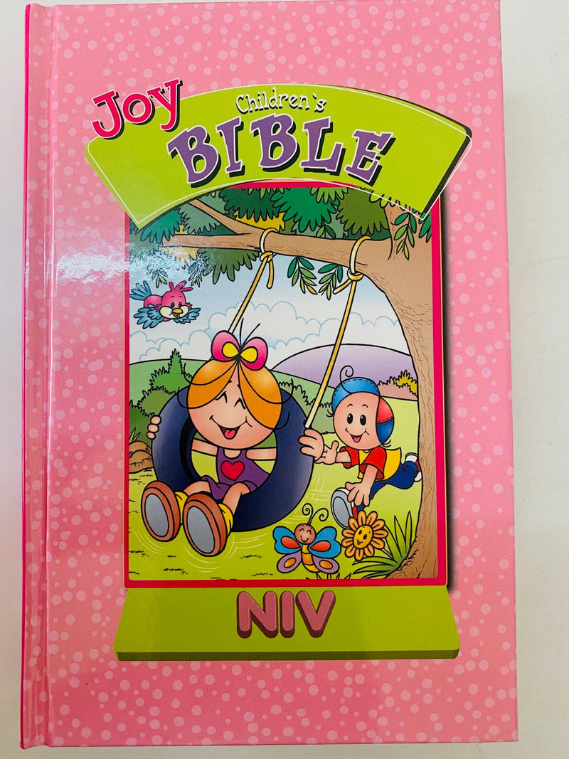 NIV JOY CHILDREN'S BIBLE PINK