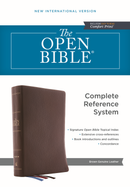 THE NIV, OPEN BIBLE, Hardcover, Gray, Red Letter, Comfort Print: Complete Reference System Hardcover