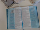 NIV, QUEST STUDY BIBLE, Personal Size, Leathersoft, Teal, Comfort Print: The Only Q and A Study Bible