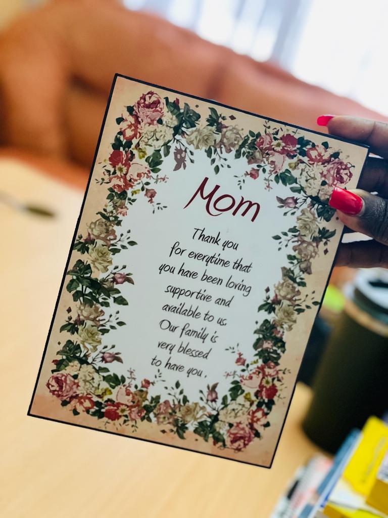 MUM'S DESKTOP PLAQUE (THANK YOU FAMILY)