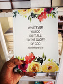 JOURNAL- WHATEVER YOU DO