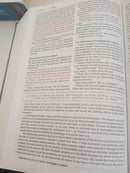 THE NIV, OPEN BIBLE, Hardcover, Gray, Red Letter, Comfort Print: Complete Reference System Hardcover