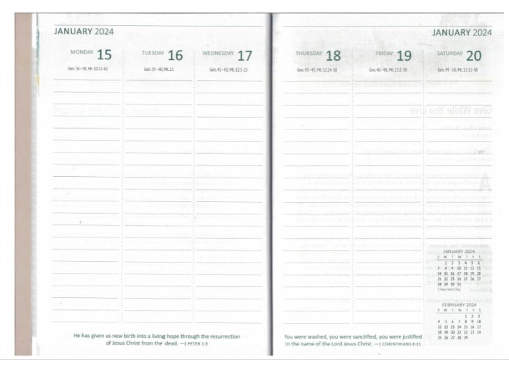 Our Daily Bread Diary & Planner 2024