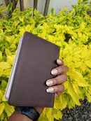 KJV - HOLY BIBLE COMPACT DUO TONE -BROWN