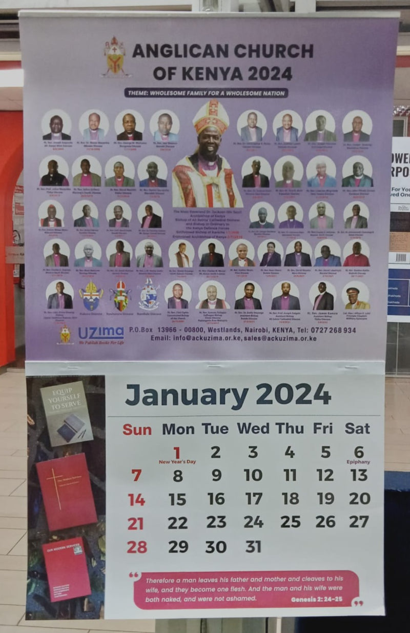 ACK Wall Calendar 2024