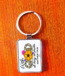 KEYRING With God (2 SIDED)