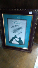 DADS' FRAMED PLAQUE
