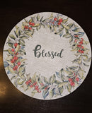TABLE MAT- BLESSED