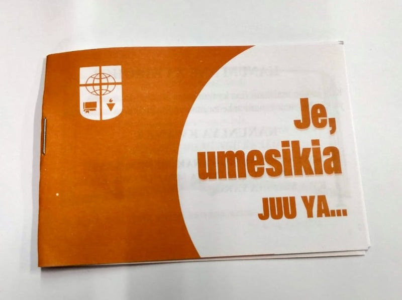 JE, UMESIKIA JU YA...