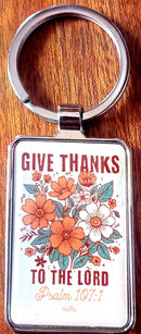 KEYRING Give Thanks (2 SIDED)