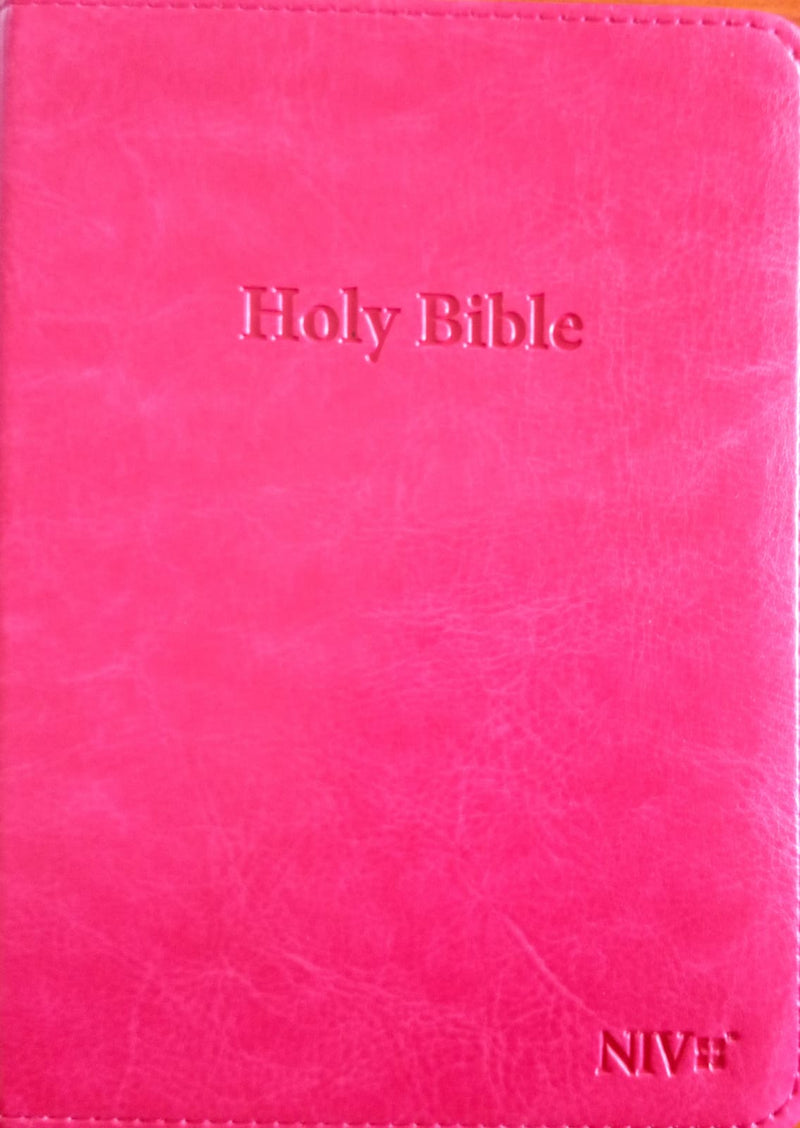NIV TA MINI PU THUMB INDEX PINK (Pocket size)