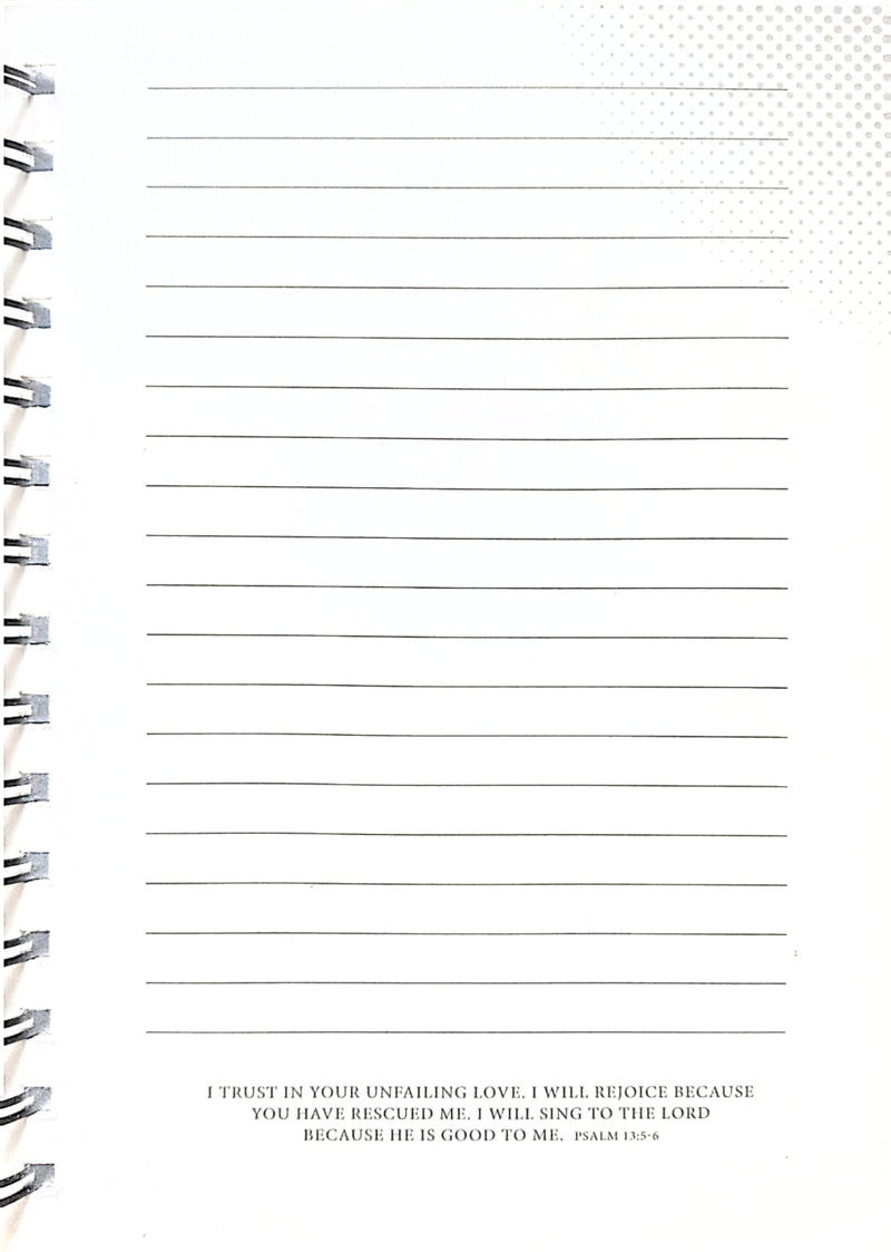 Those Who Hope in the Lord Large Wirebound Journal
