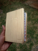 NIV TA MINI PU THUMB INDEX Golden (Pocket size)