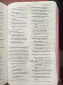 ESV Pink Vines Faux Leather Standard Bible