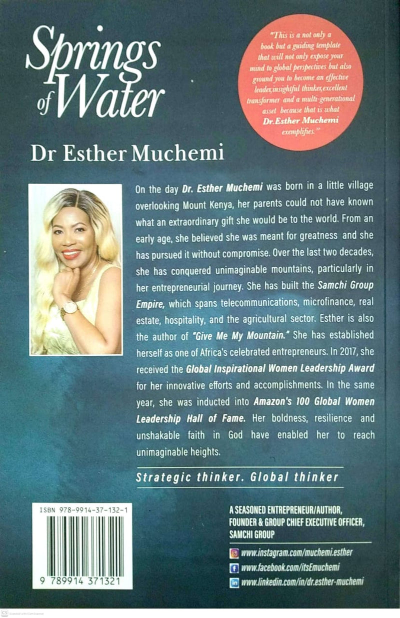 SPRINGS OF WATER- Opportunity in a Barren Situation