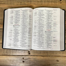 NIV, THOMPSON CHAIN-REFERENCE BIBLE, Bonded Leather, Black, Red Letter, Comfort Print