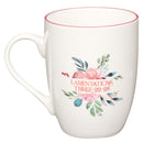 Mug Pink Floral Mercies are New Lam 3:22-23