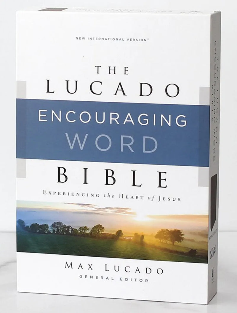 NIV, Lucado Encouraging Word Bible, Leathersoft, Brown, Comfort Print: Holy Bible,