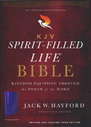 KJV, SPIRIT-FILLED LIFE BIBLE, Third Edition, Leathersoft, Purple, Red Letter, Comfort Print: Kingdom Equipping Through the Power of the Word Imitation Leather