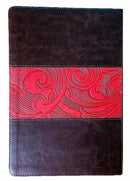 CSB Holman Rainbow Bible Study Bible, Black and Tan LeatherTouch, Thumb-Indexed