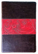 CSB Holman Rainbow Bible Study Bible, Black and Tan LeatherTouch, Thumb-Indexed