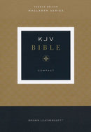 KJV, COMPACT BIBLE, , Leathersoft, Brown, Comfort Print: Holy Bible,  Imitation Leather