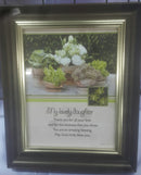 DAUGHTER'S FRAMED PLAQUE