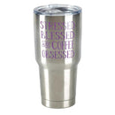 TRAVEL MUG: STRESSED, BLESSED AND COFFEE OBSESSED