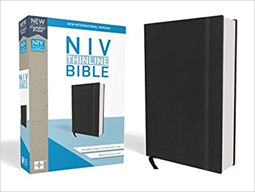 NIV THINLINE BIBLE BLACK