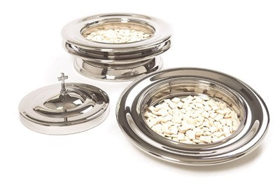 STACKING BREAD PLATE - SILVER
