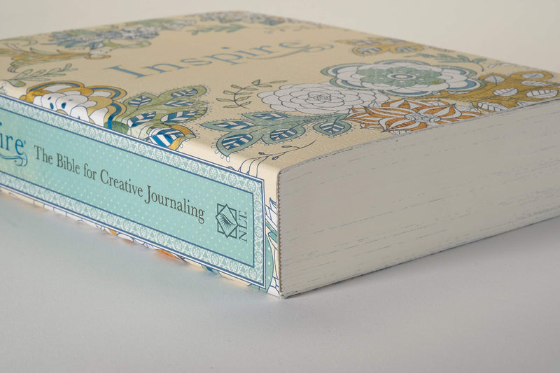 NLT INSPIRE BIBLE :The Bible for Creative Journaling ( Blue )