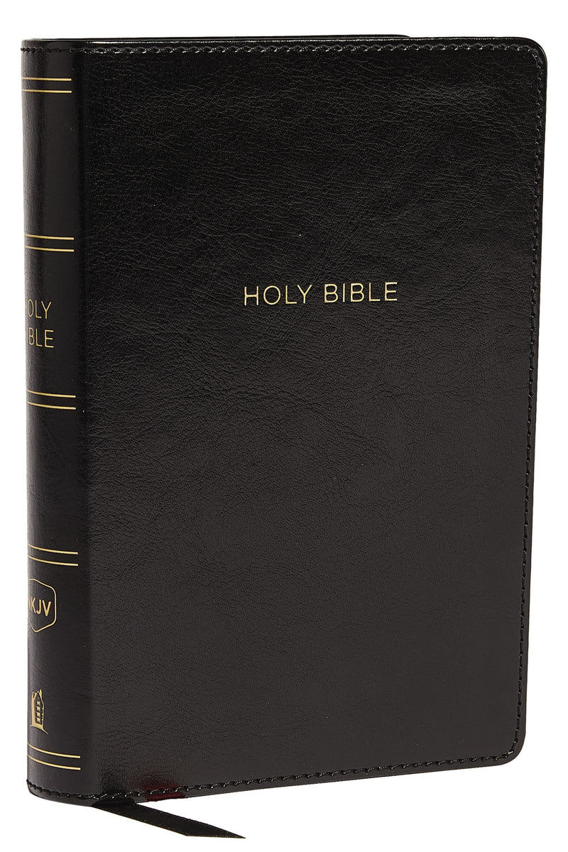 NKJV COMPACT BLACK (Reference Bible, Red Letter Edition, Comfort Print)