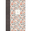 NKJV THINLINE RED LETTER EDITION, COMFORT PRINT ORANGE/GRAY FLORAL
