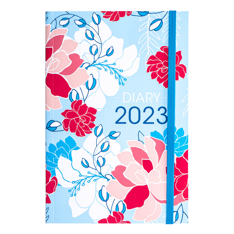 DAILY PLANNER 2023 FLOWERS A5