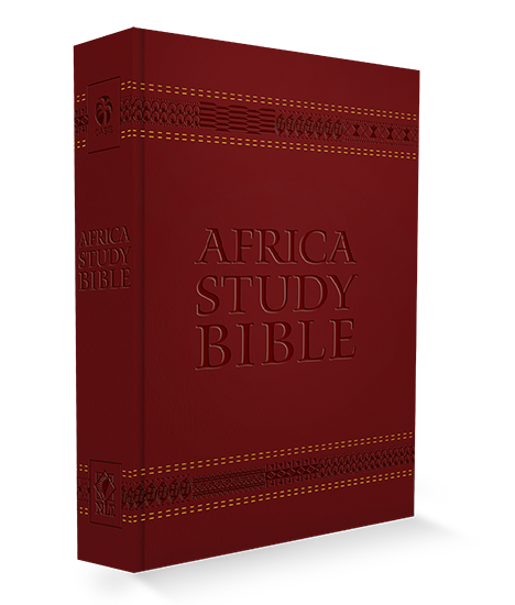 NLT AFRICA STUDY BIBLE- Burgundy