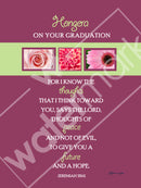 GRADUATION FRAMED  PLAQUE