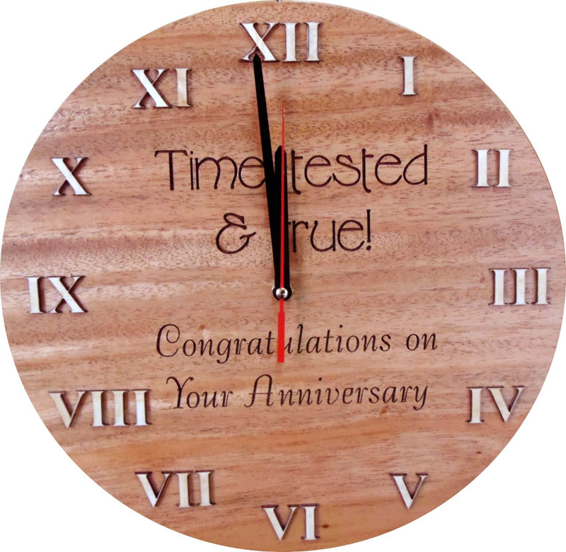 WOODEN WALL CLOCK