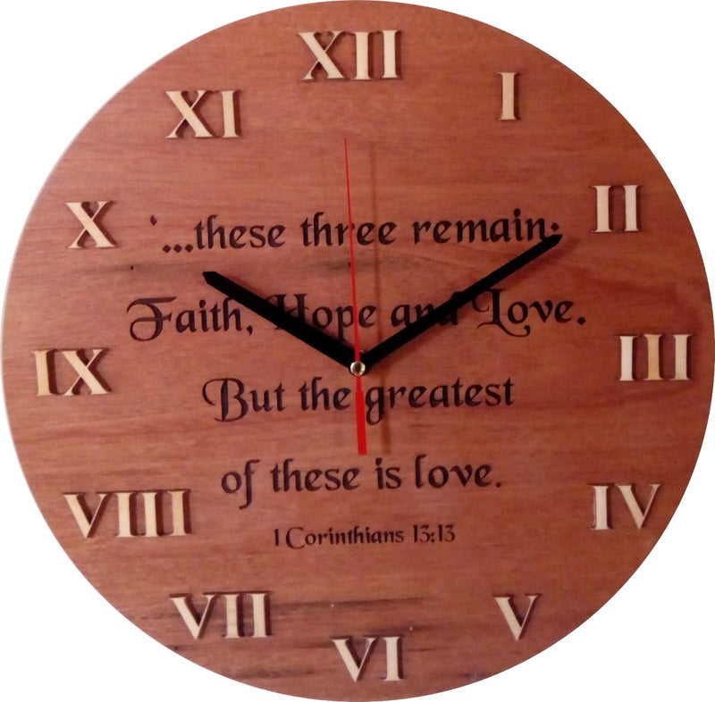 WOODEN WALL CLOCK