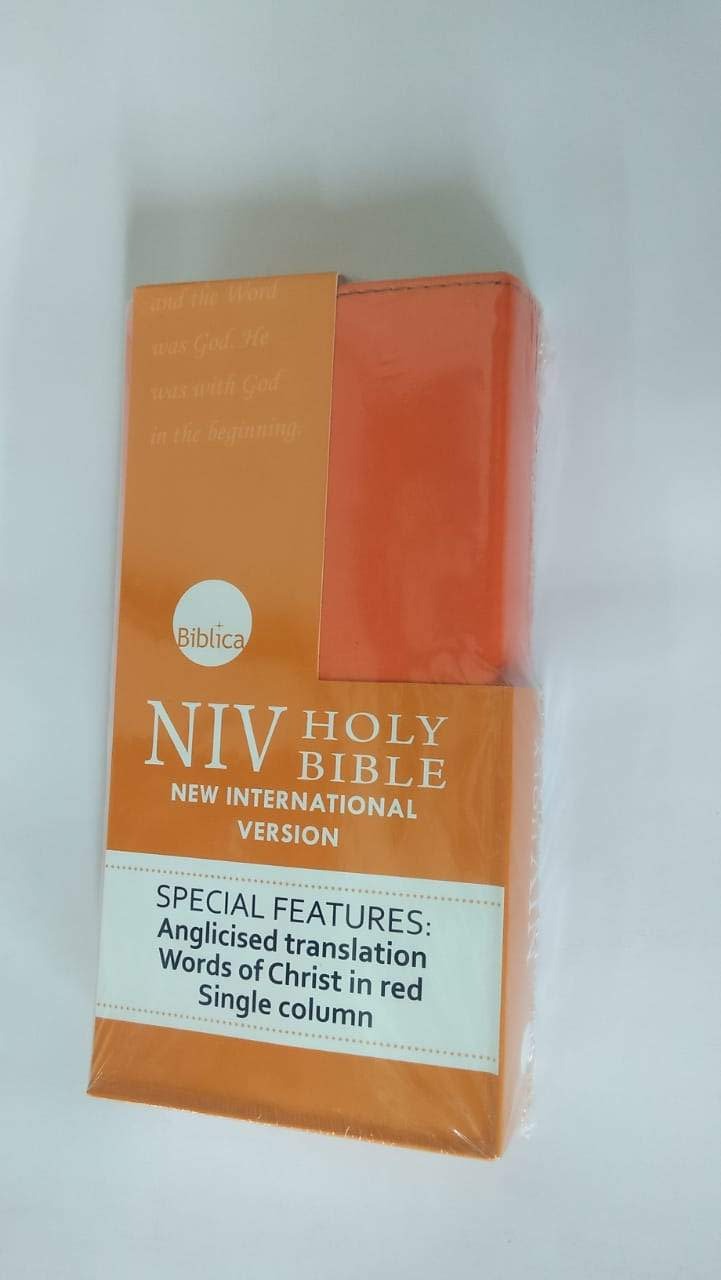 NIV TRIMLINE BIBLE ORANGE (Pocket Size)