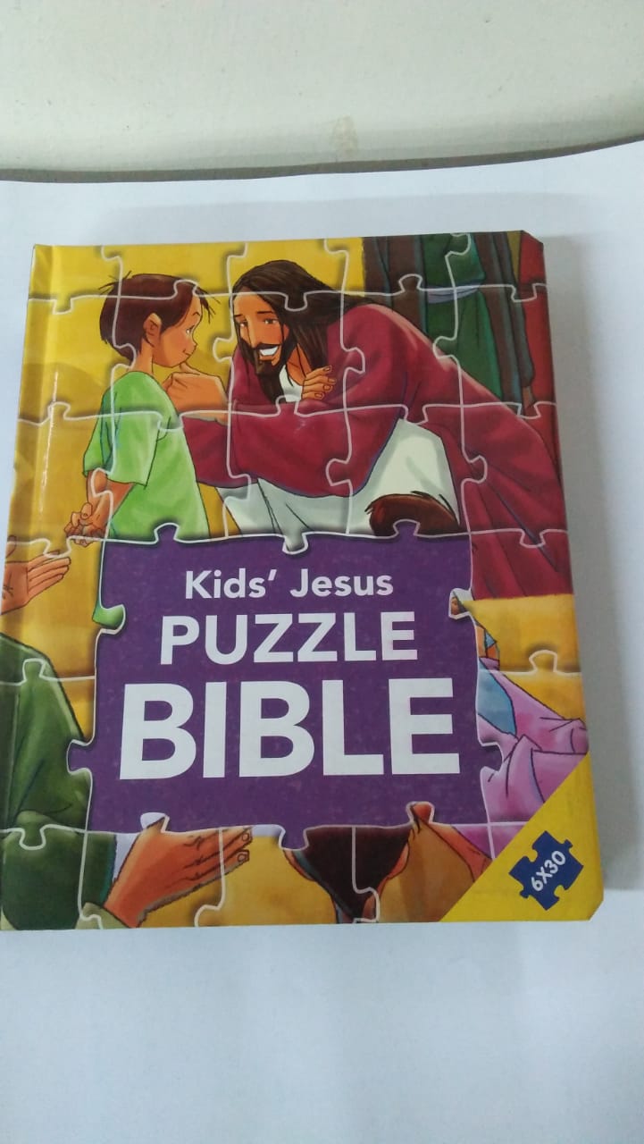 learn cursive & solve puzzles - bible learning for... KIDS' JESUS PUZZLE BIBLE