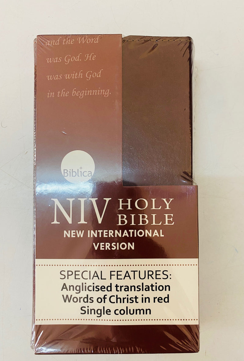 NIV TRIMLINE BIBLE BROWN (Pocket Size)