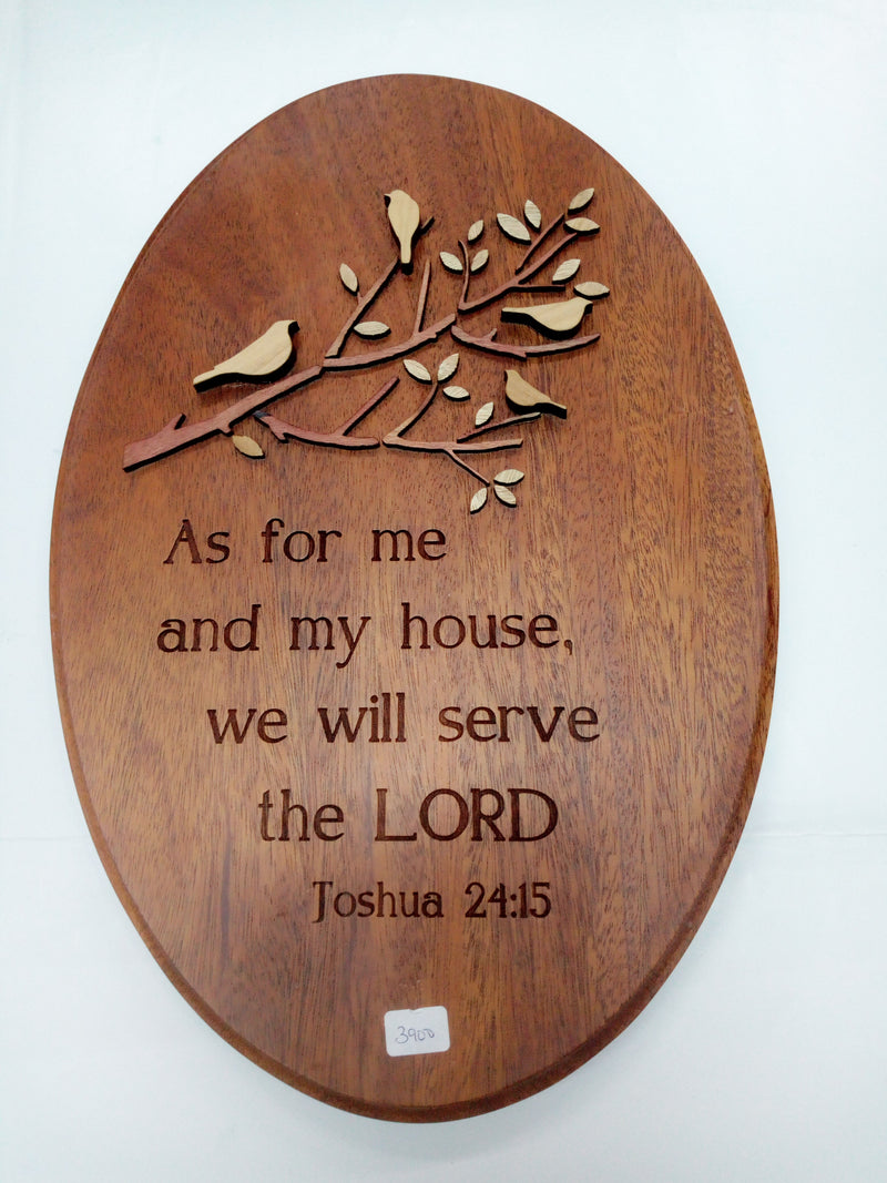 WALL PLAQUE WOODEN