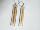 WOODEN KEYHOLDER- GOD'S NAMES