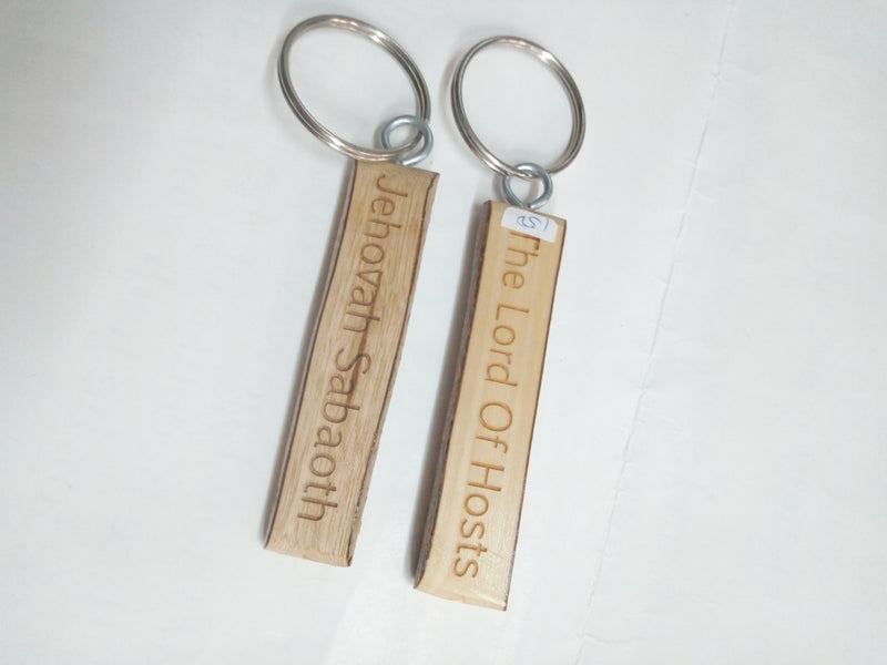 WOODEN KEYHOLDER- GOD'S NAMES