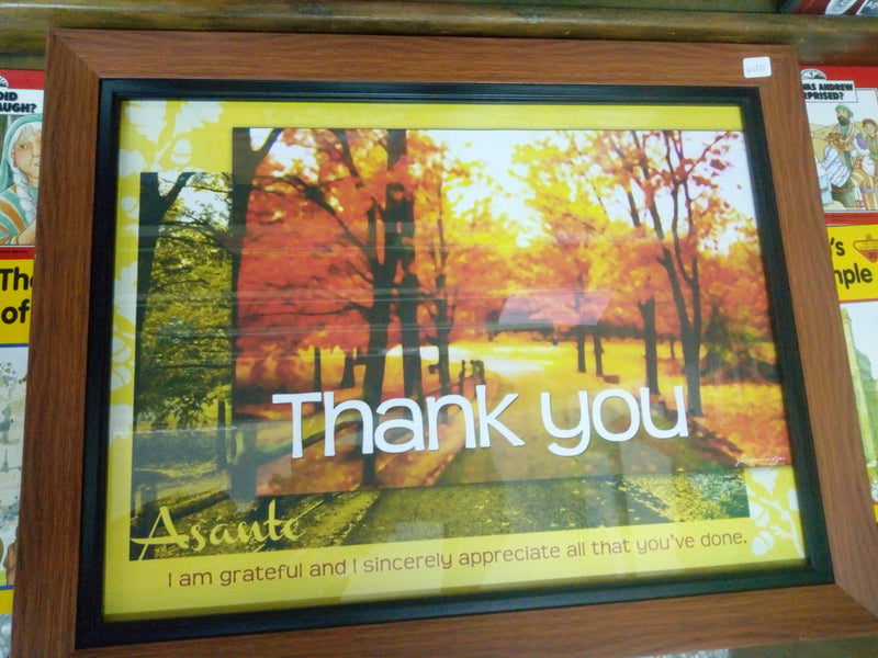 FRAMED WALL PLAQUE
