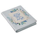 JOURNAL - I CAN DO ALL THINGS ZIPPER, FLORAL