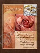 WEDDING FRAMED PLAQUE